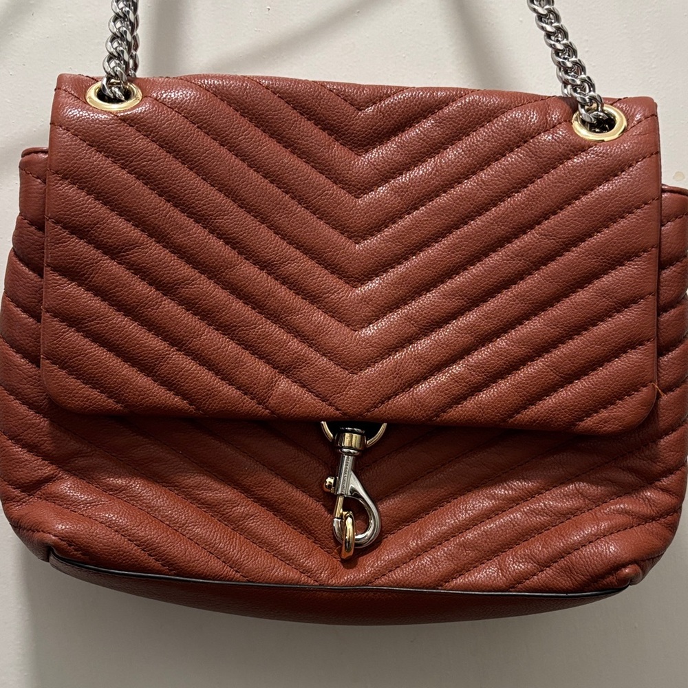 Rebecca Minkoff Quilted Leather Shoulder Bag - Brown